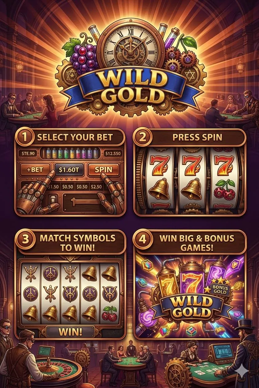 Game Structure and Layout of 7s Wild Gold